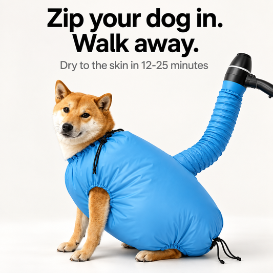 Drying Bag – Quick Dry Pet Hair Drying Suit for Small, Medium & Large Dogs and Cats